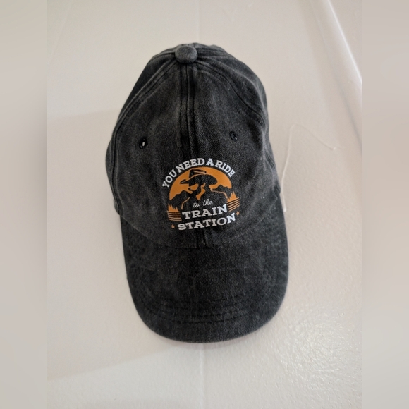 Yellowstone Black Graphic Cap Train Station - Picture 7 of 11